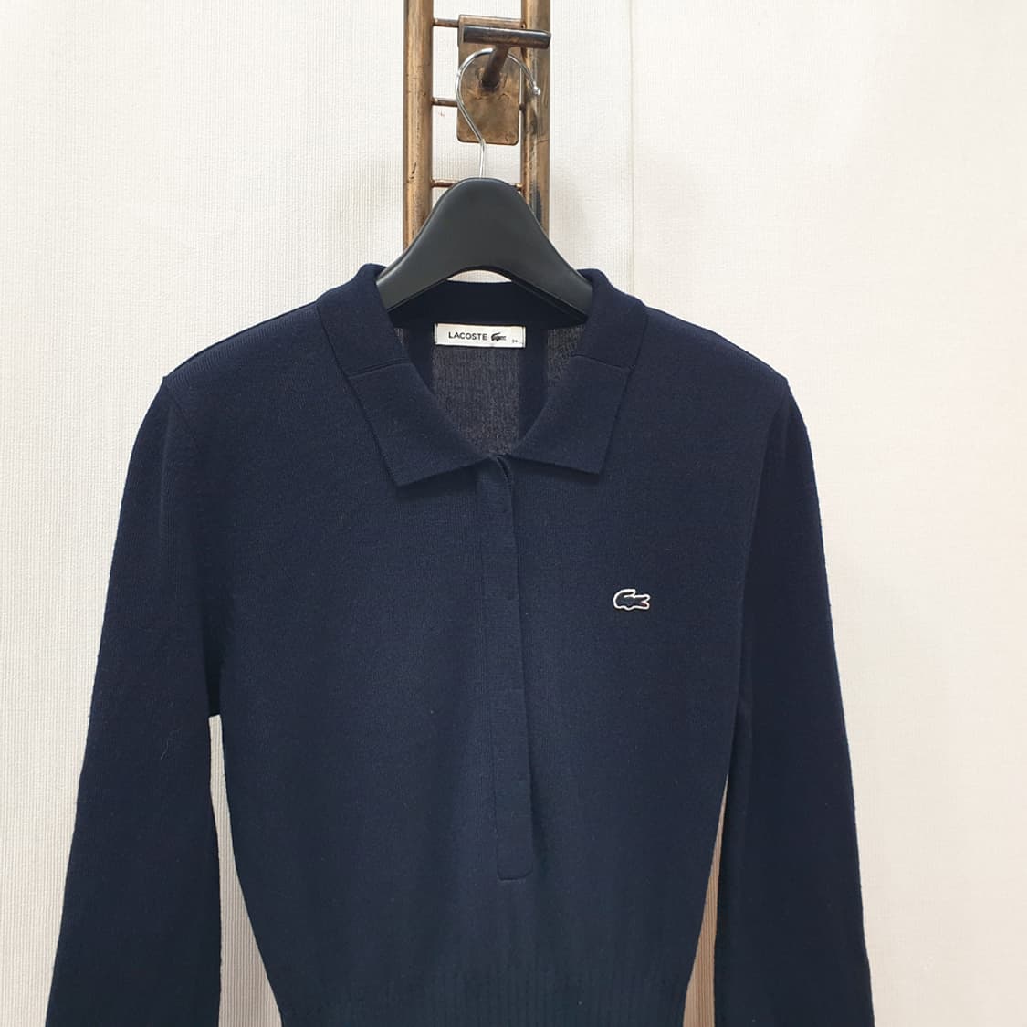 라코스테 플레어 니트 원피스 90 상품이미지2