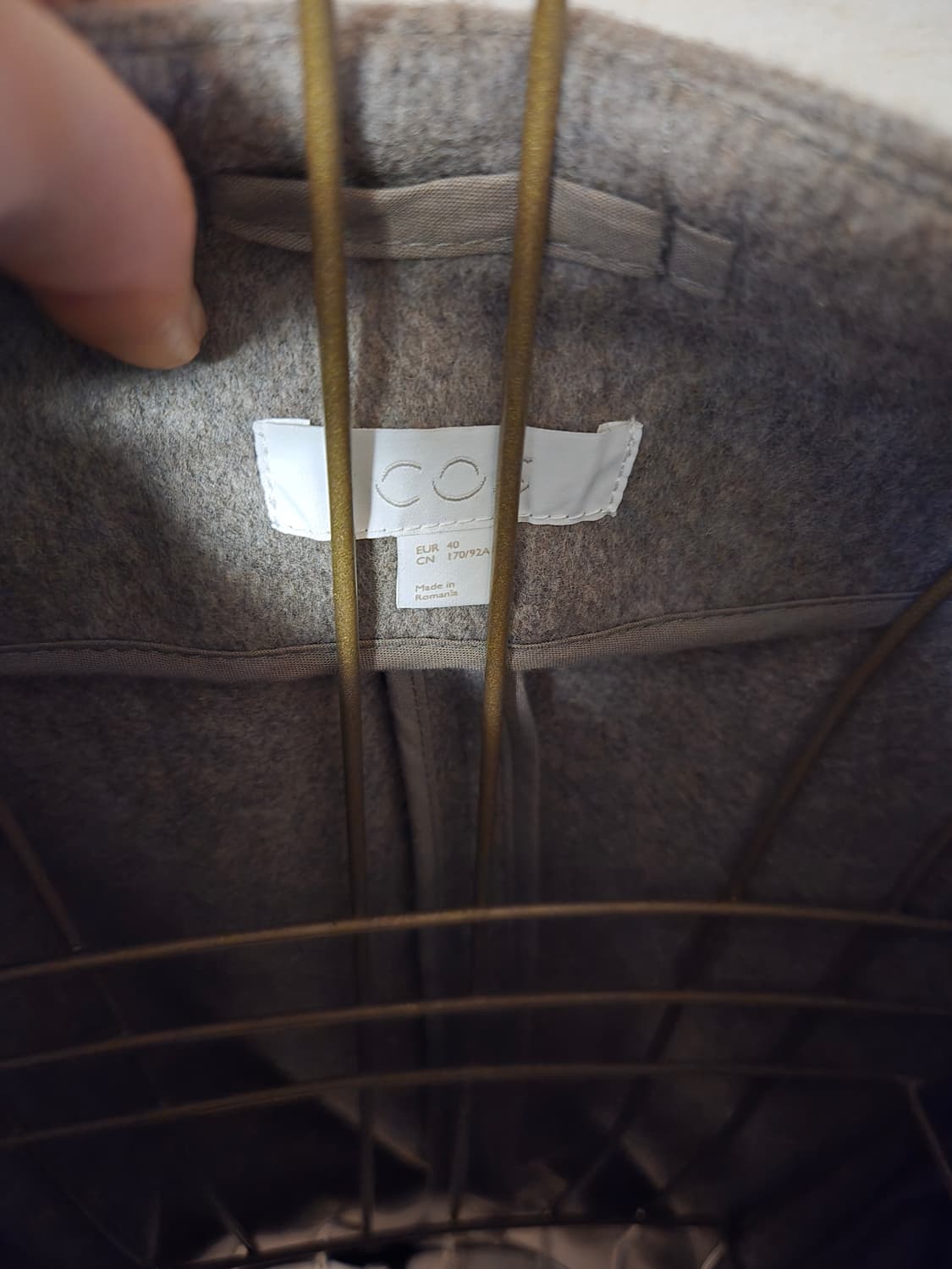 [40] COS 코스 밸트 코트 자켓 상품이미지5