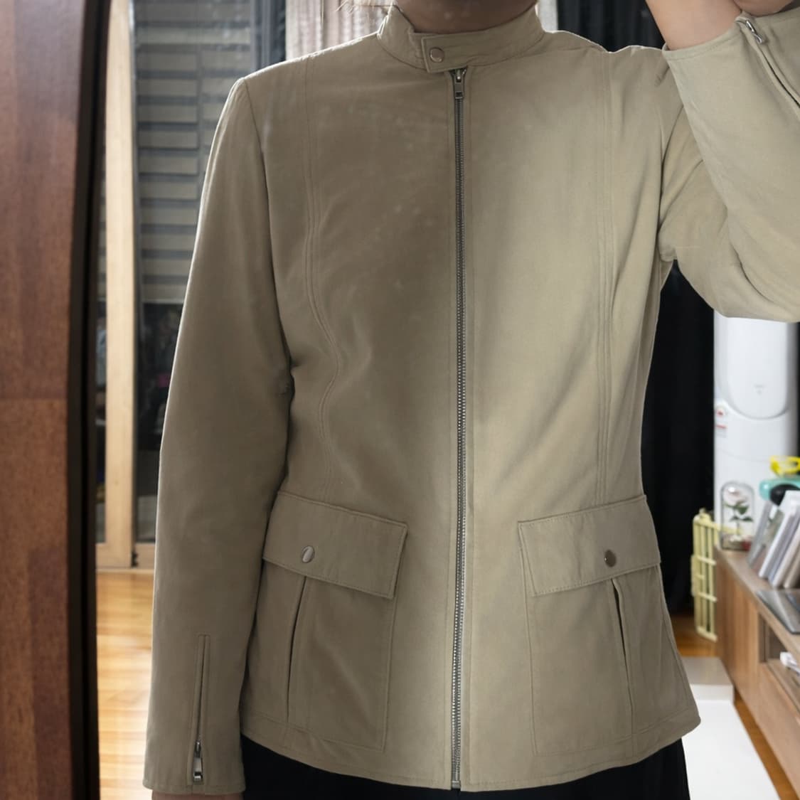 캘빈클라인 스웨이드 자켓 상품이미지2