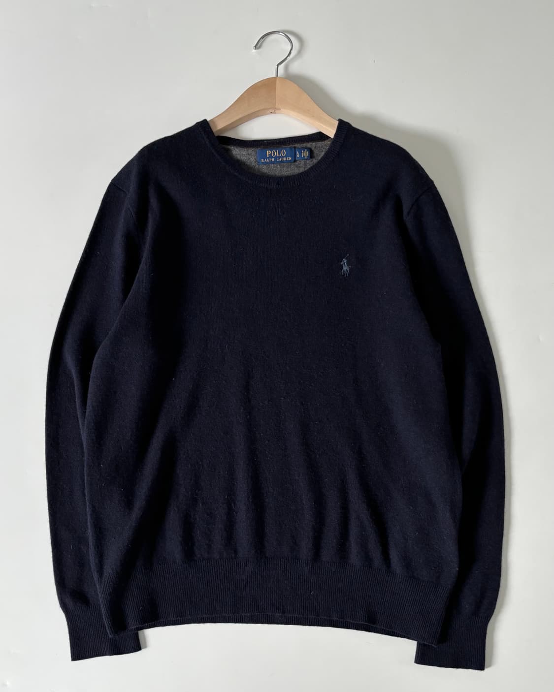 Polo 폴로 랄프로렌 신형 메리노울 네이비컬러 라운드넥 니트 상품이미지1