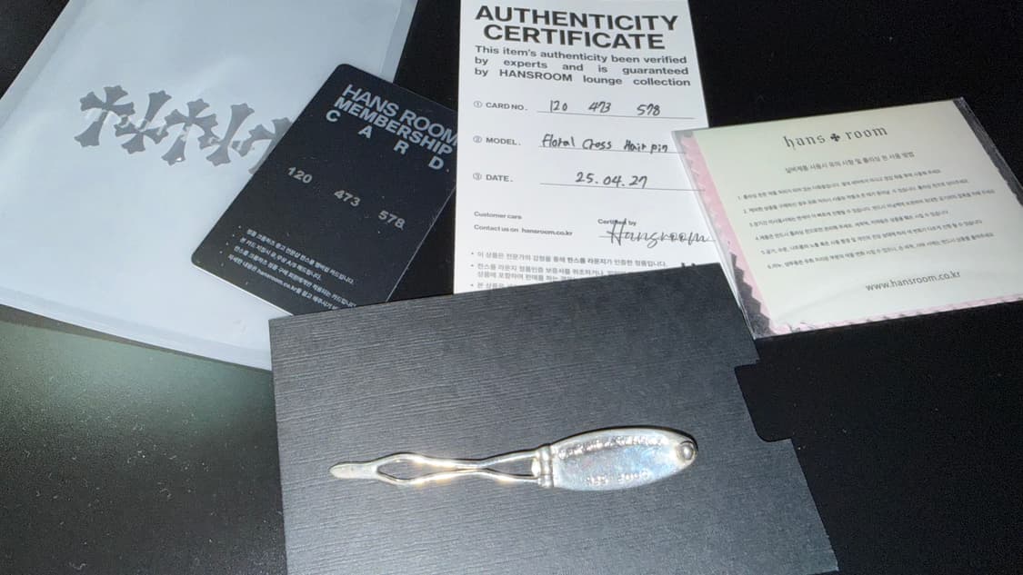 크롬하츠 플로랄헤어핀 상품이미지3