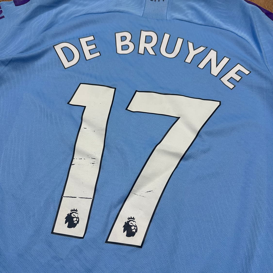 ✨ (바배) 푸마 맨시티 19-20 더브라위너 마킹 홈 축구 유니폼  상품이미지6