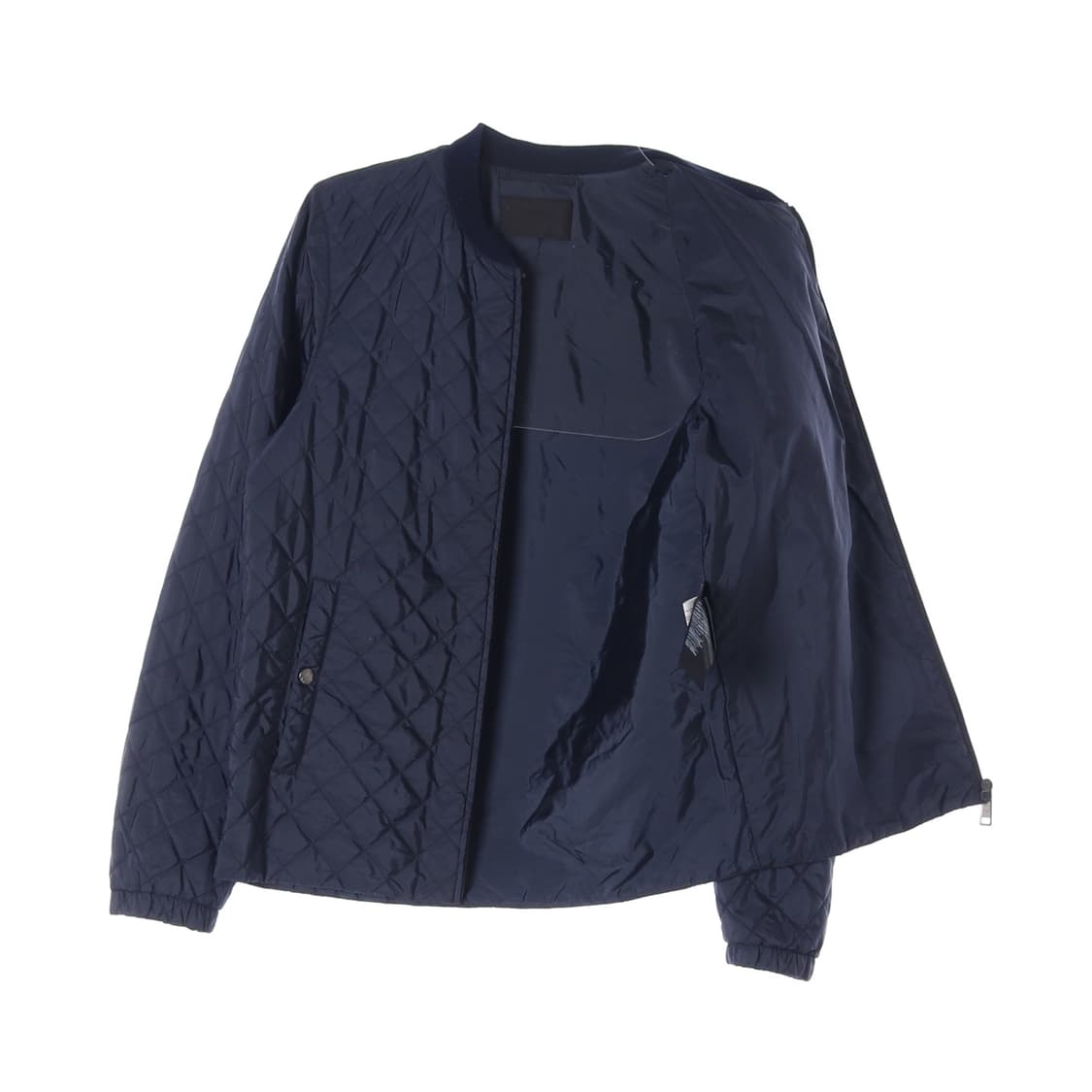 (정품)프라다 로고 네이비 퀼팅 패딩 블루종 재킷
 상품이미지4