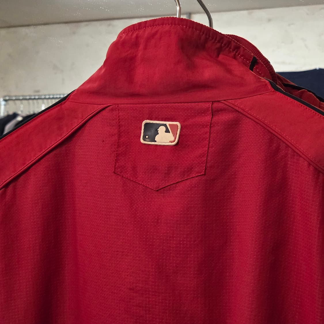 마제스틱 레드 삭스 봄버 바시티 점퍼 상품이미지7