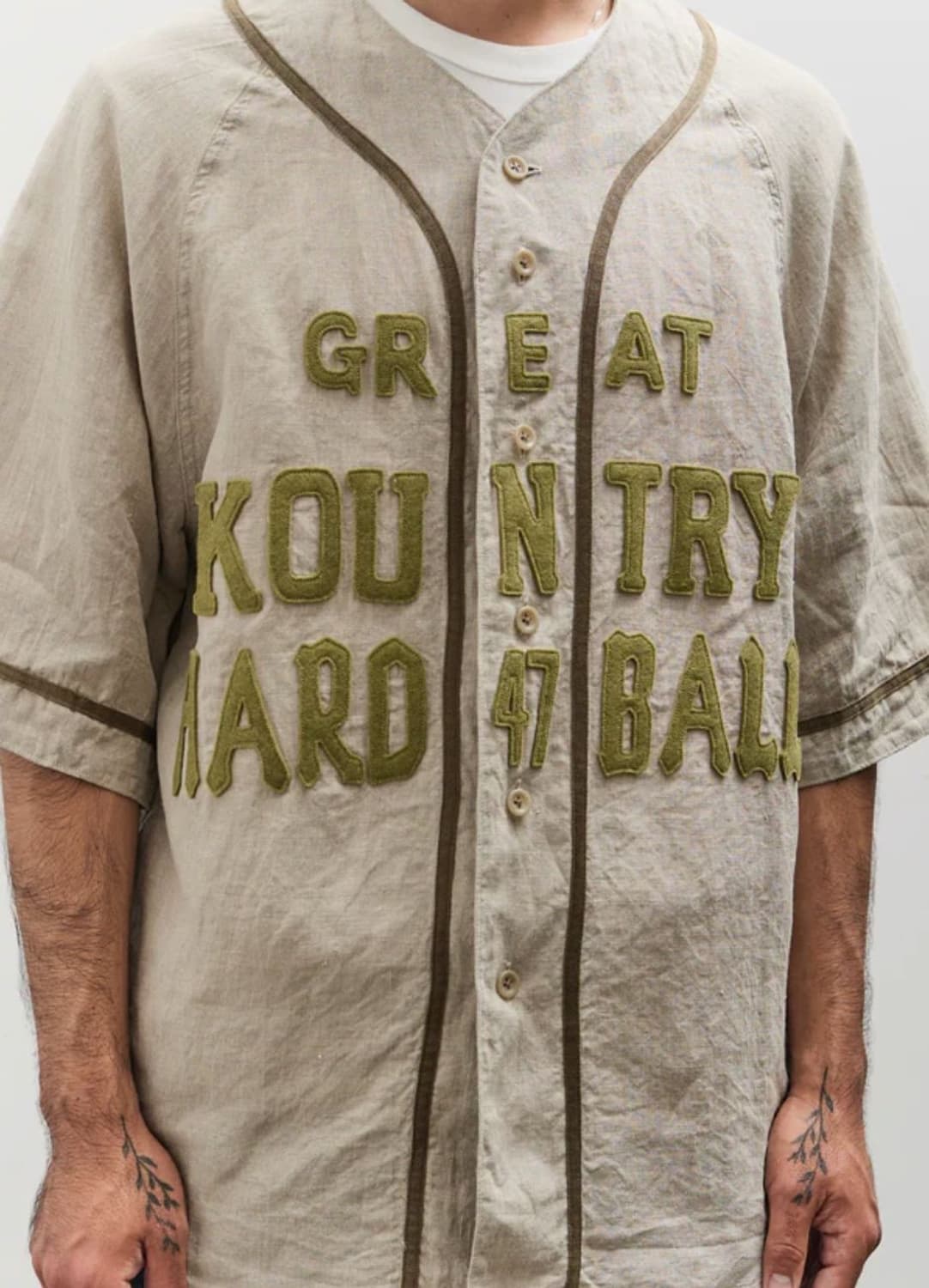 KAPITAL — GREAT KOUNTRY Baseball Shirt 상품이미지2