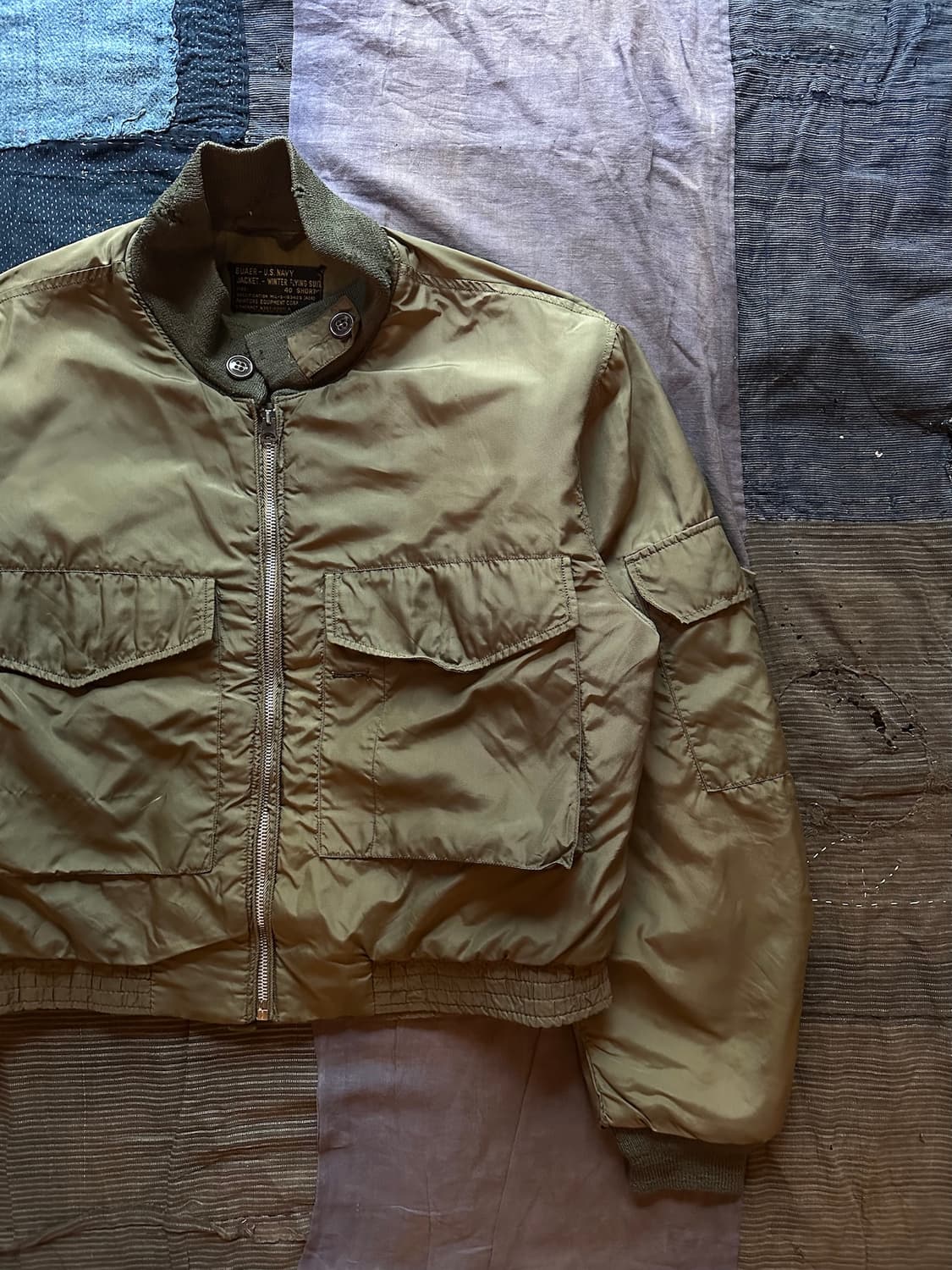 60s USN B타입 G-8 Wep 빈티지 밀리터리 웹 자켓 (버즈릭슨) 상품이미지2