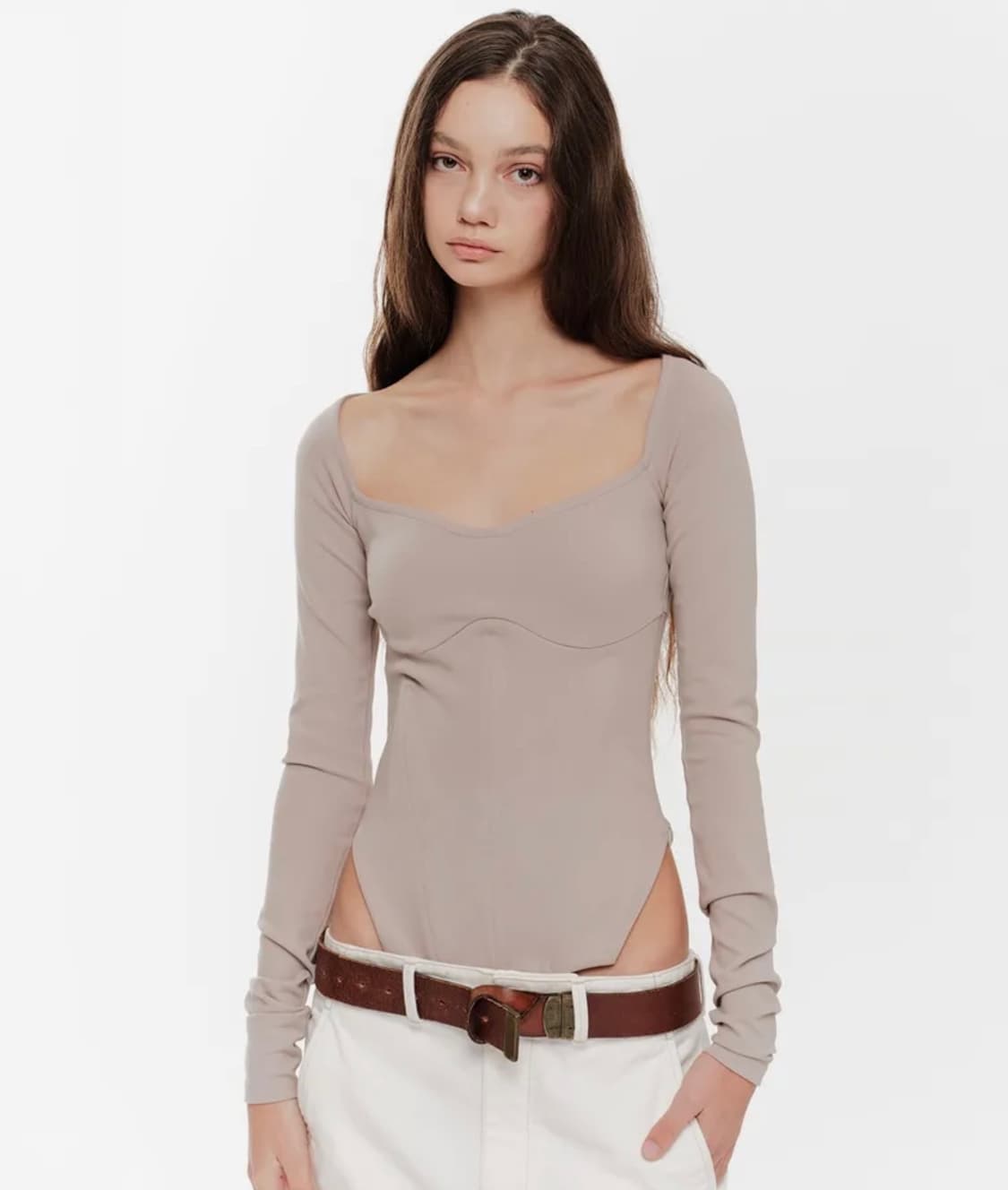 EL CORSET TOP (MOCHA) 상품이미지1