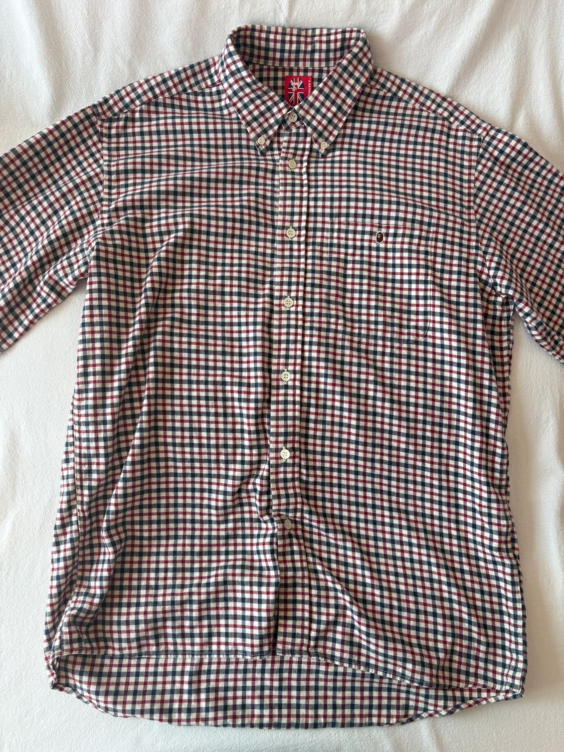 베이프 체크셔츠 L 상품이미지4