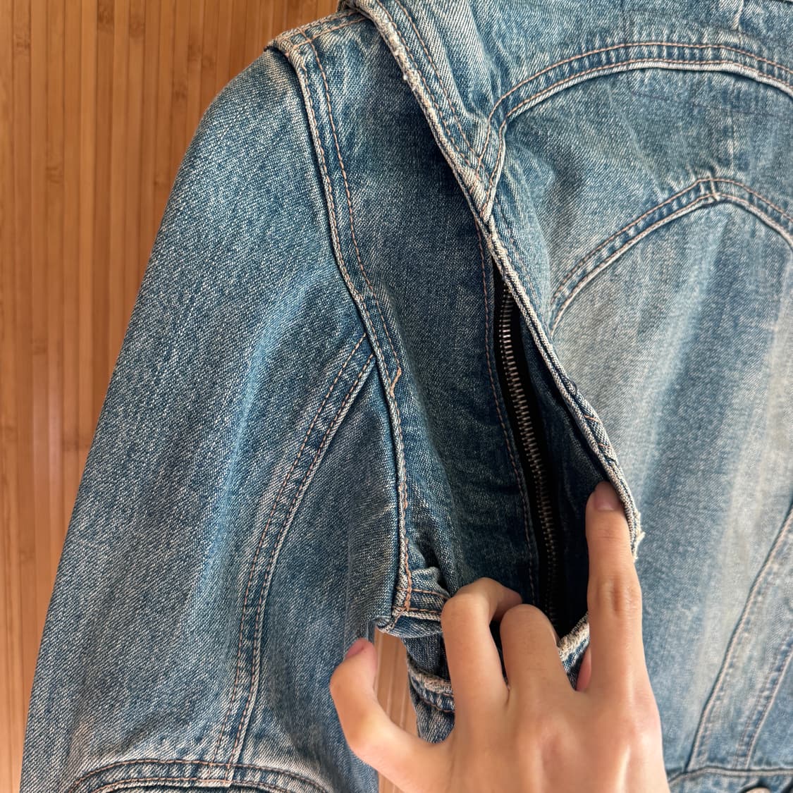 소드피시 빈티지 데님 자켓 4-way  (조끼 호환 가능) 상품이미지4