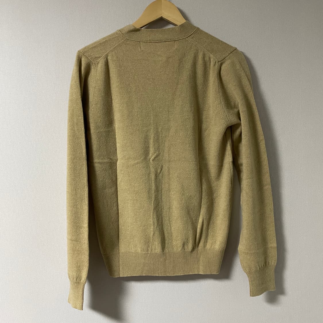 꼼데가르송 베이지 블랙와펜 가디건 S (수선) 상품이미지4