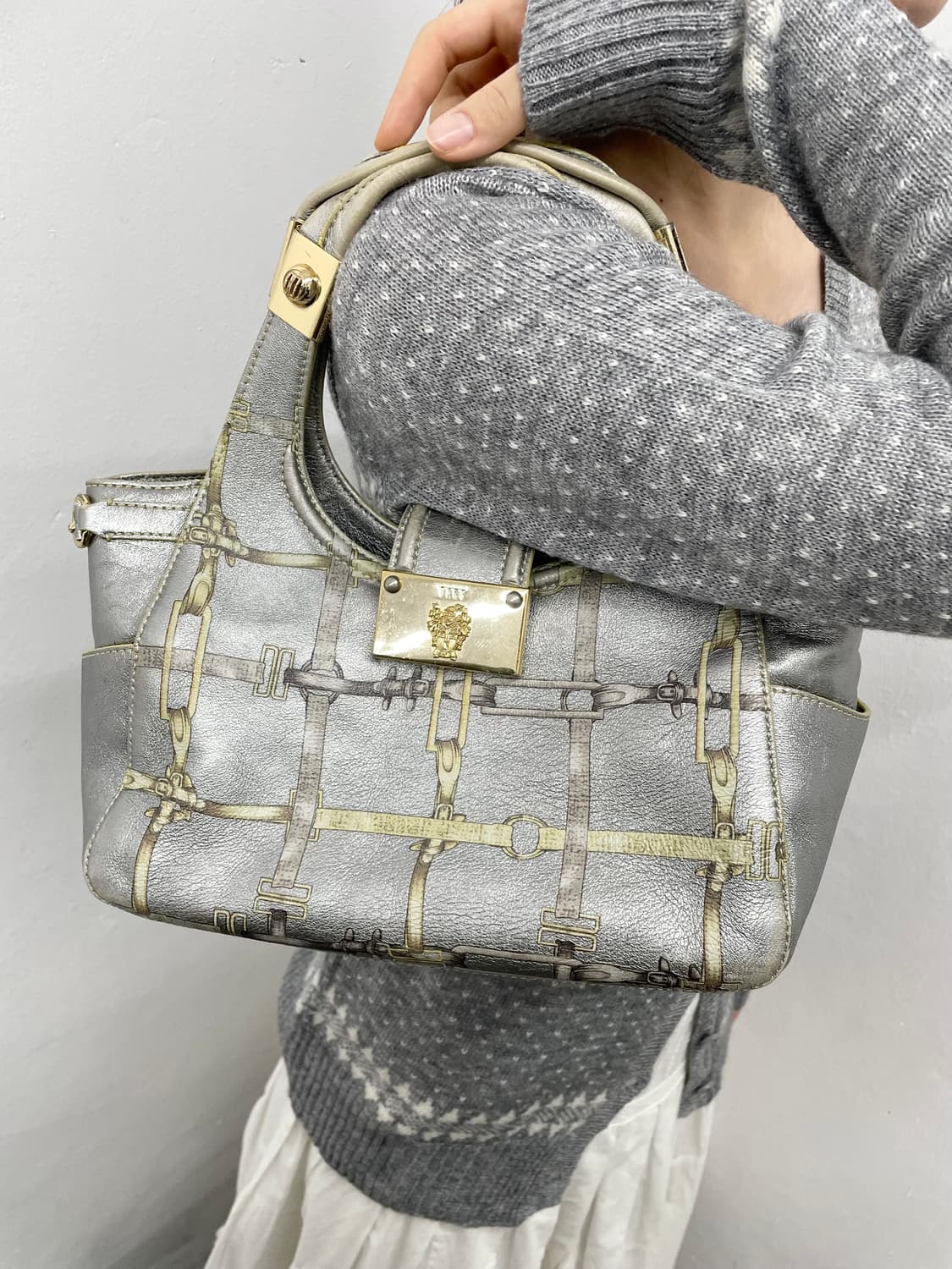 닥스 리얼레더 페어리 체인 토트백 상품이미지1