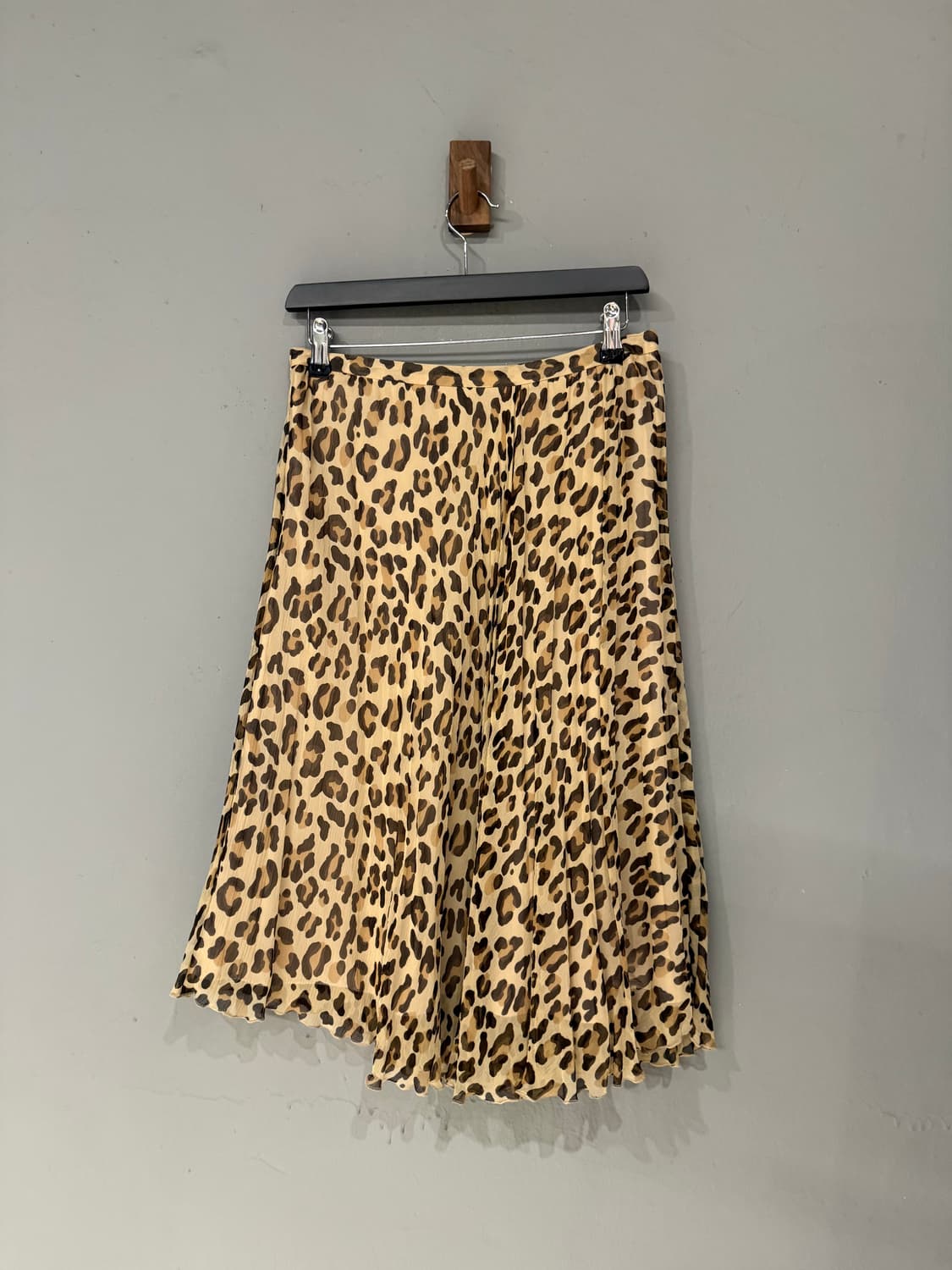 leopard pattern pleats skirt 상품이미지7