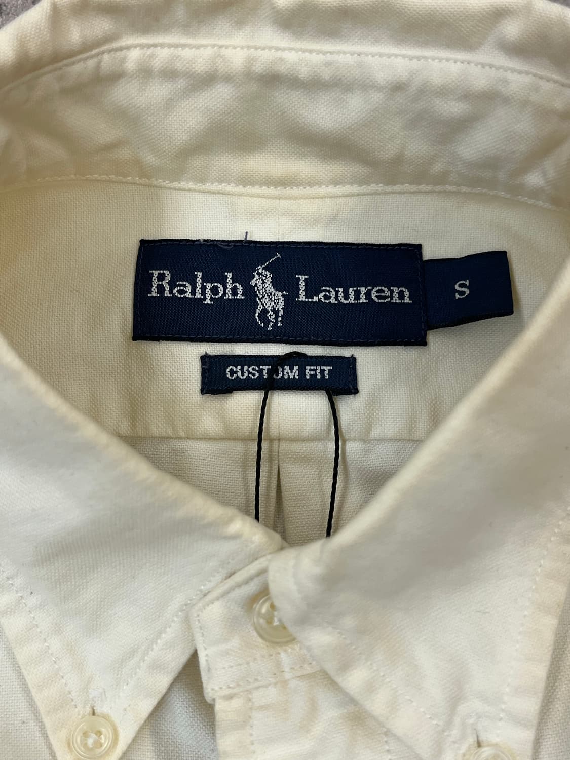 랄프로렌 빅포니 셔츠 크림 S #csz1750 상품이미지4