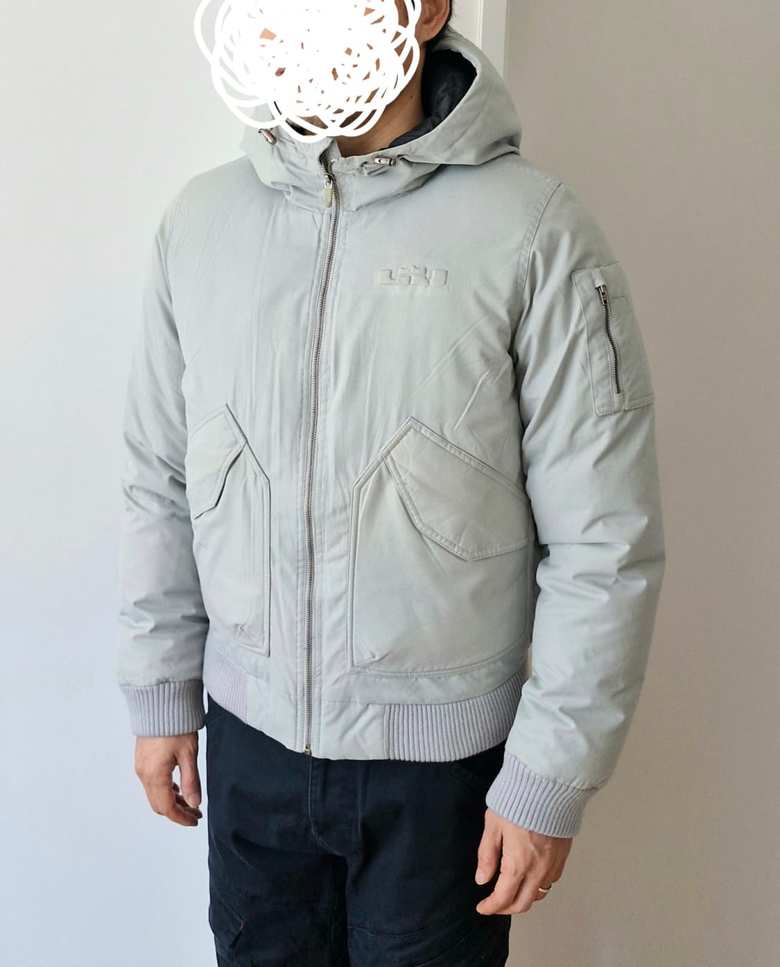 레어 나이키 르브론 제임스 후디드 봄버 ma-1 상품이미지1