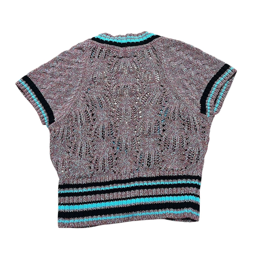 비비안 웨스트우드 orb 레인지 카디 멀티 틸 반팔 가디건 상품이미지2