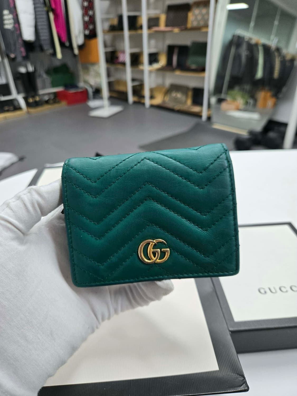 [정품]구찌 마몬트 GG 중지갑 상품이미지1