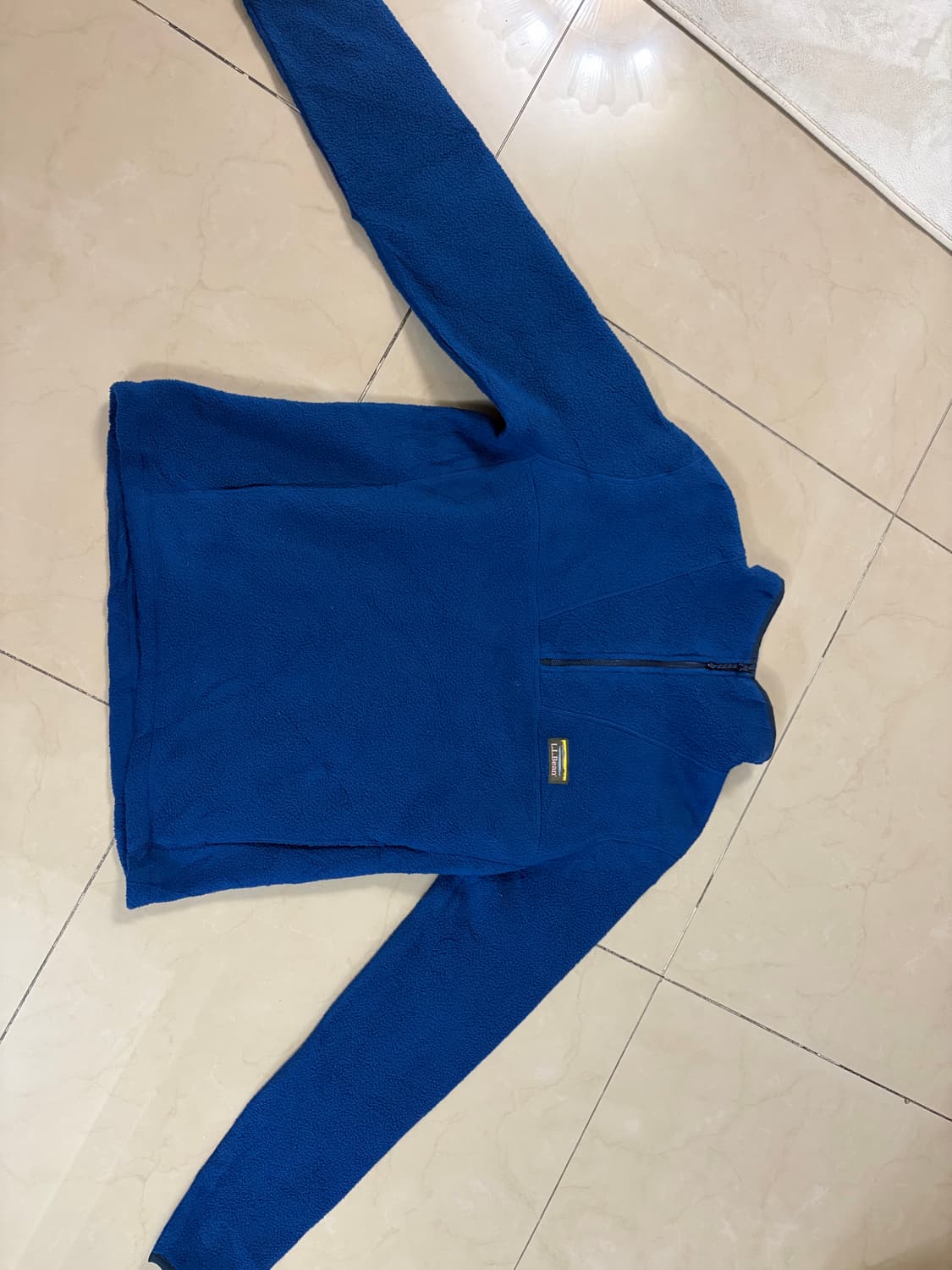 엘엘빈 파란색 신칠라 플리스 자켓 (100-105) 상품이미지4