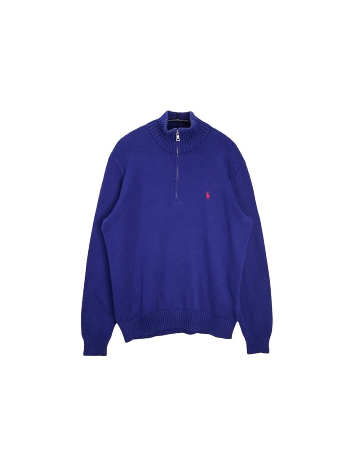 폴로랄프로렌 블루 반집업 니트 상품이미지4