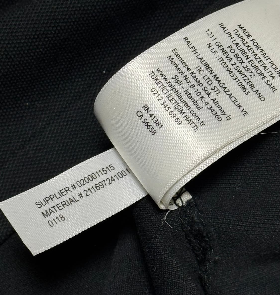 폴로 랄프로렌 니트 넥 블랙 반팔 상품이미지5