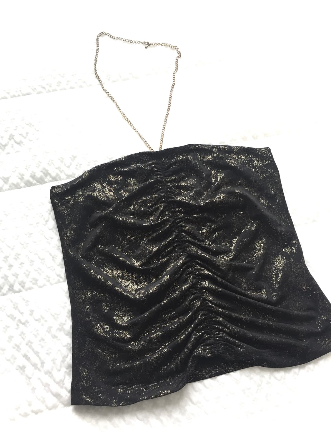 Gyaru Chain Halter Top 오네갸루 체인 홀터 탑 상품이미지3