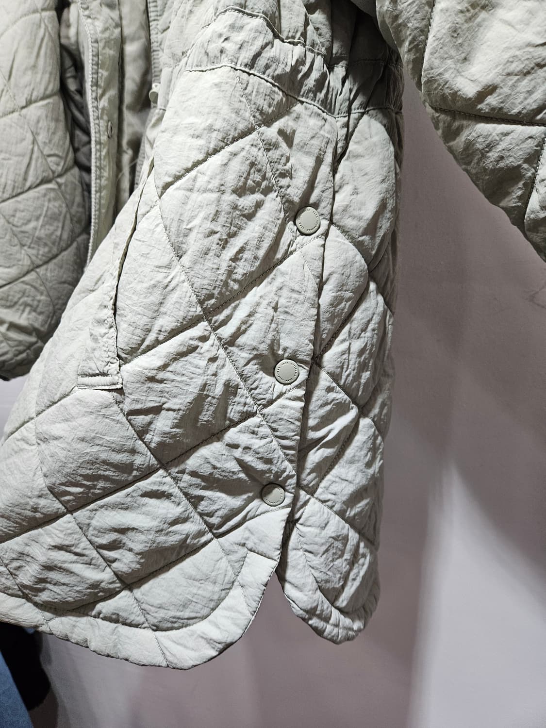 자라(ZARA) 아동 후드 퀼팅 자켓 민트색  상품이미지6