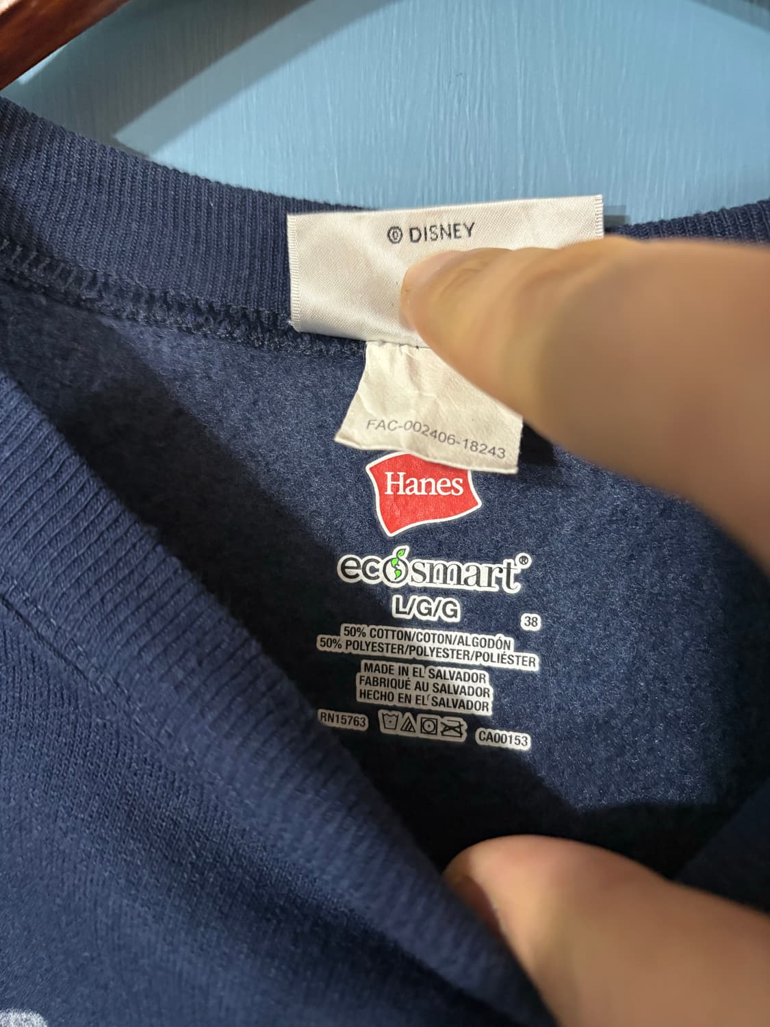 00's Disney Mickey  by  Hanes Sweatshirt 상품이미지4