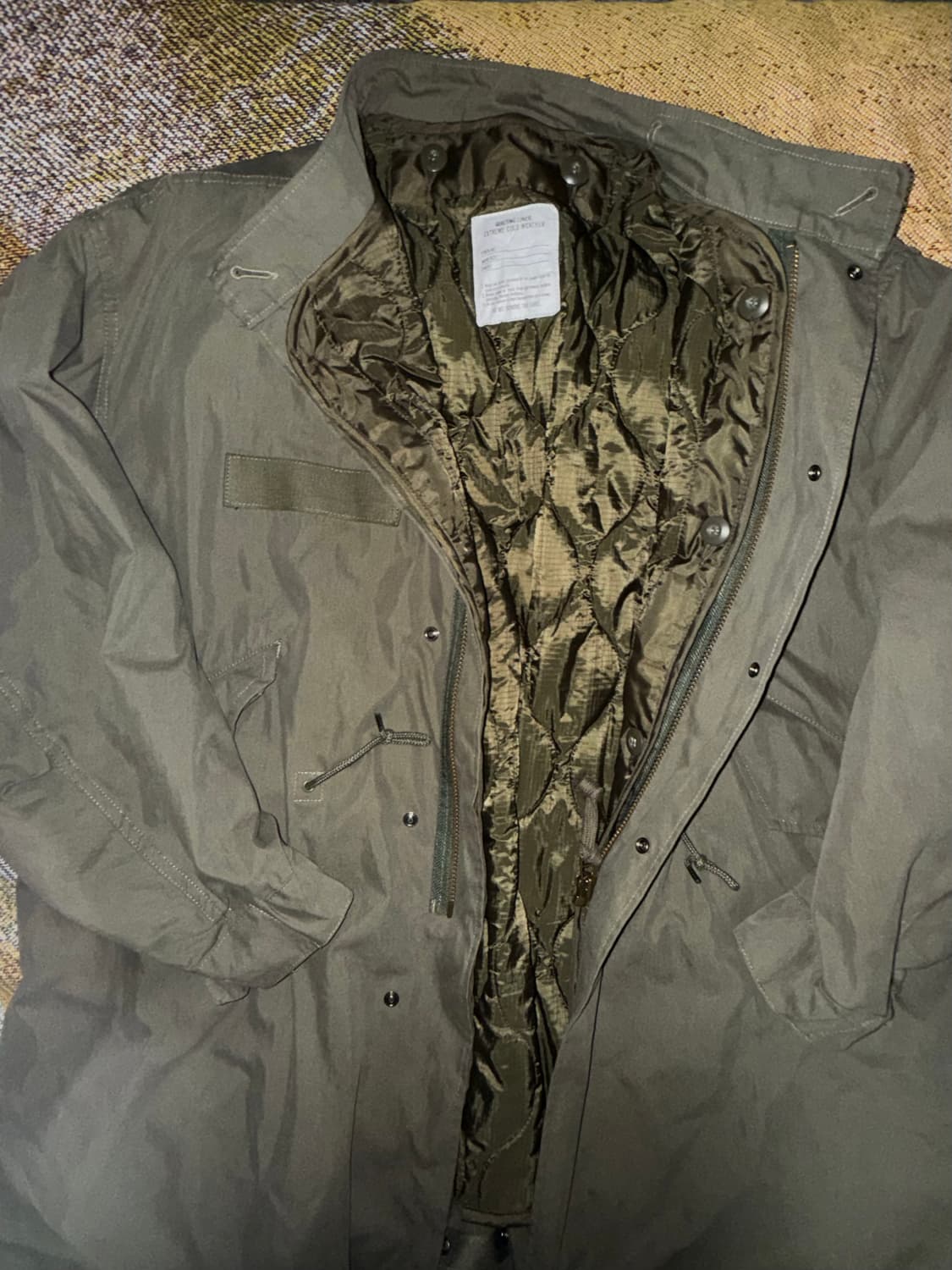 프릭스 스토어 m65 올리브 그린 롱 내피,외피 완제품 프리사이즈 상품이미지5