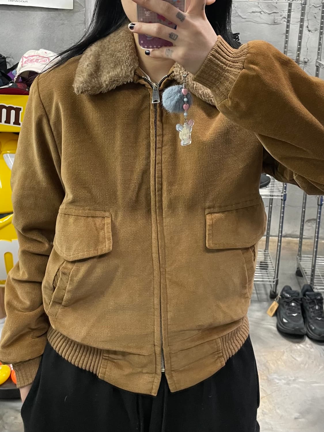 80s  American Jac 쉐르파 코듀로이 자켓 상품이미지6