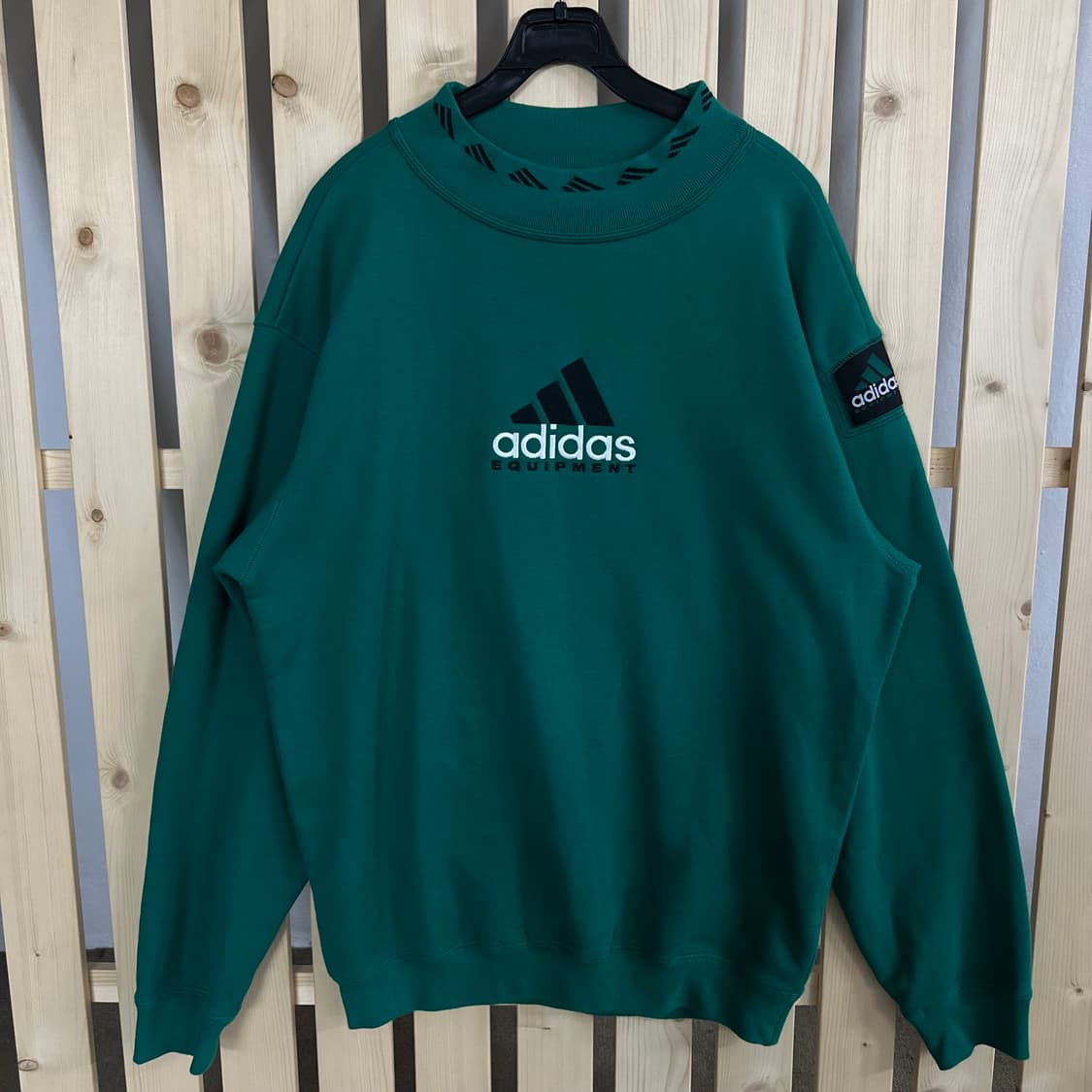 (XL) 아디다스 이큅먼트 빅로고 크루넥 스웻 셔츠 맨투맨 상품이미지1