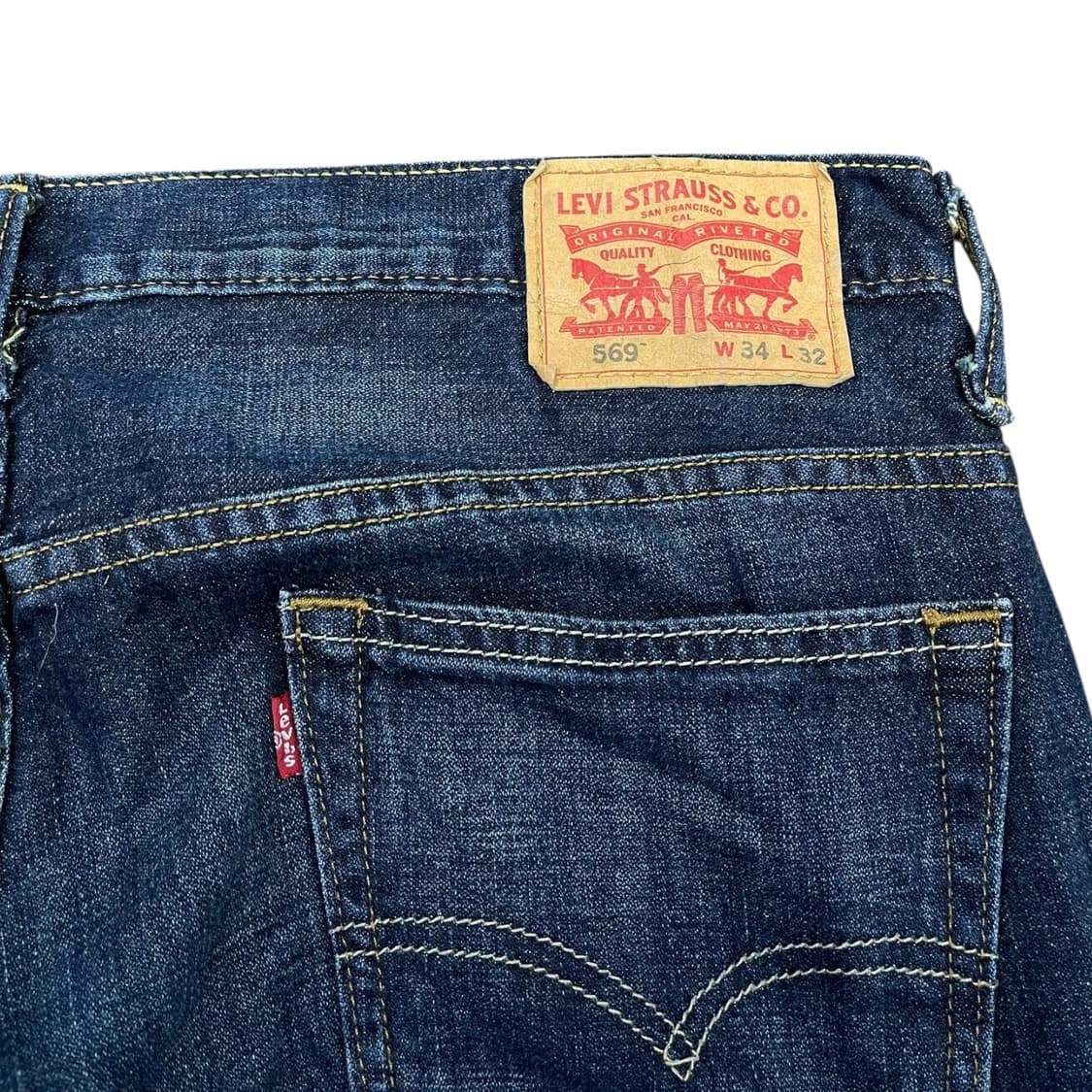 리바이스 한화 이글스 커스텀 569 데님팬츠 상품이미지6