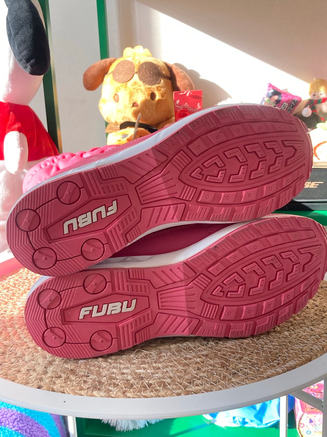 후부 갸루 하구미 사와코 하치 나나 핑크 퍼 부츠 250 상품이미지7