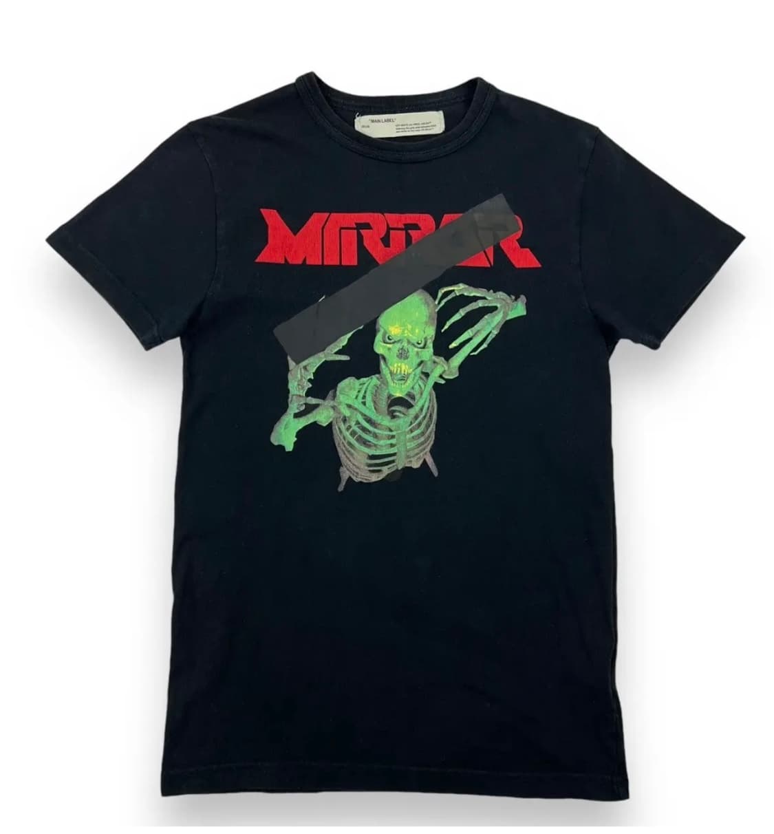 오프화이트 미러 스컬 티셔츠 상품이미지1