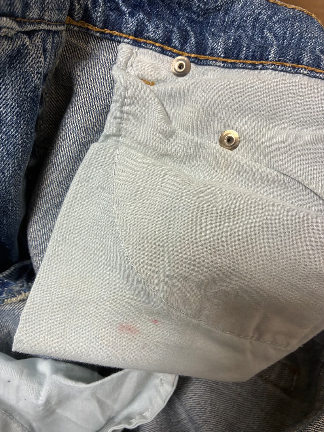 글로니 미드라이즈 롱 데님스커트 상품이미지4