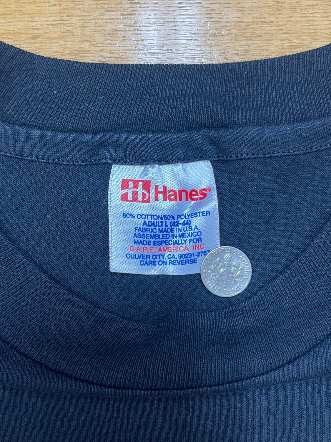 90s Hanes DARE 싱글 스티치 티셔츠 상품이미지4