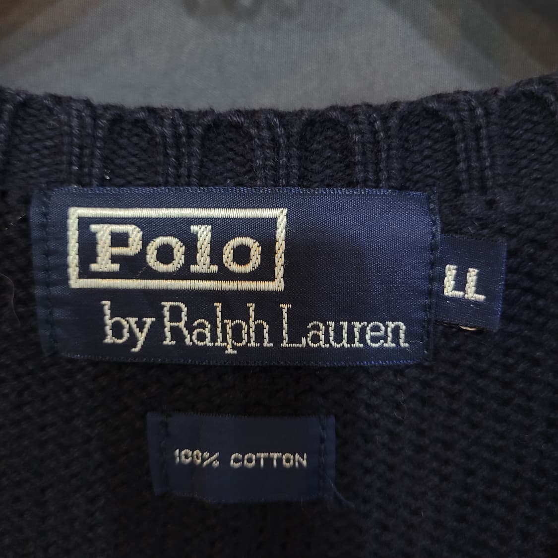 Ralph Lauren 랄프로렌 빈티지 페이디드 코튼 니트 베스트  상품이미지3