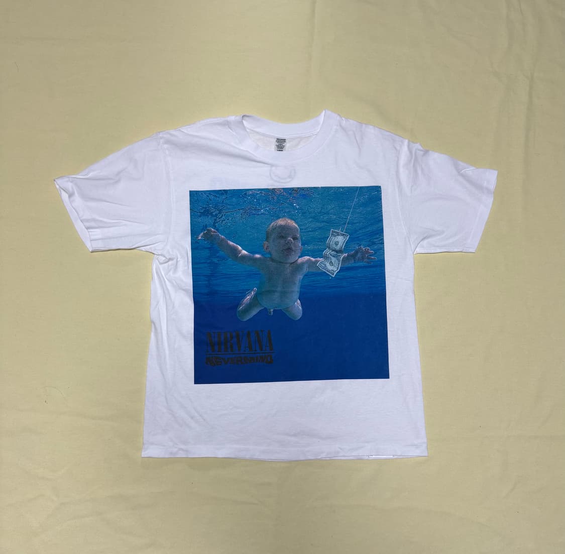 프릭스 스토어 너바나 '네버마인드' 트랙리스트 티셔츠 25SS 상품이미지1