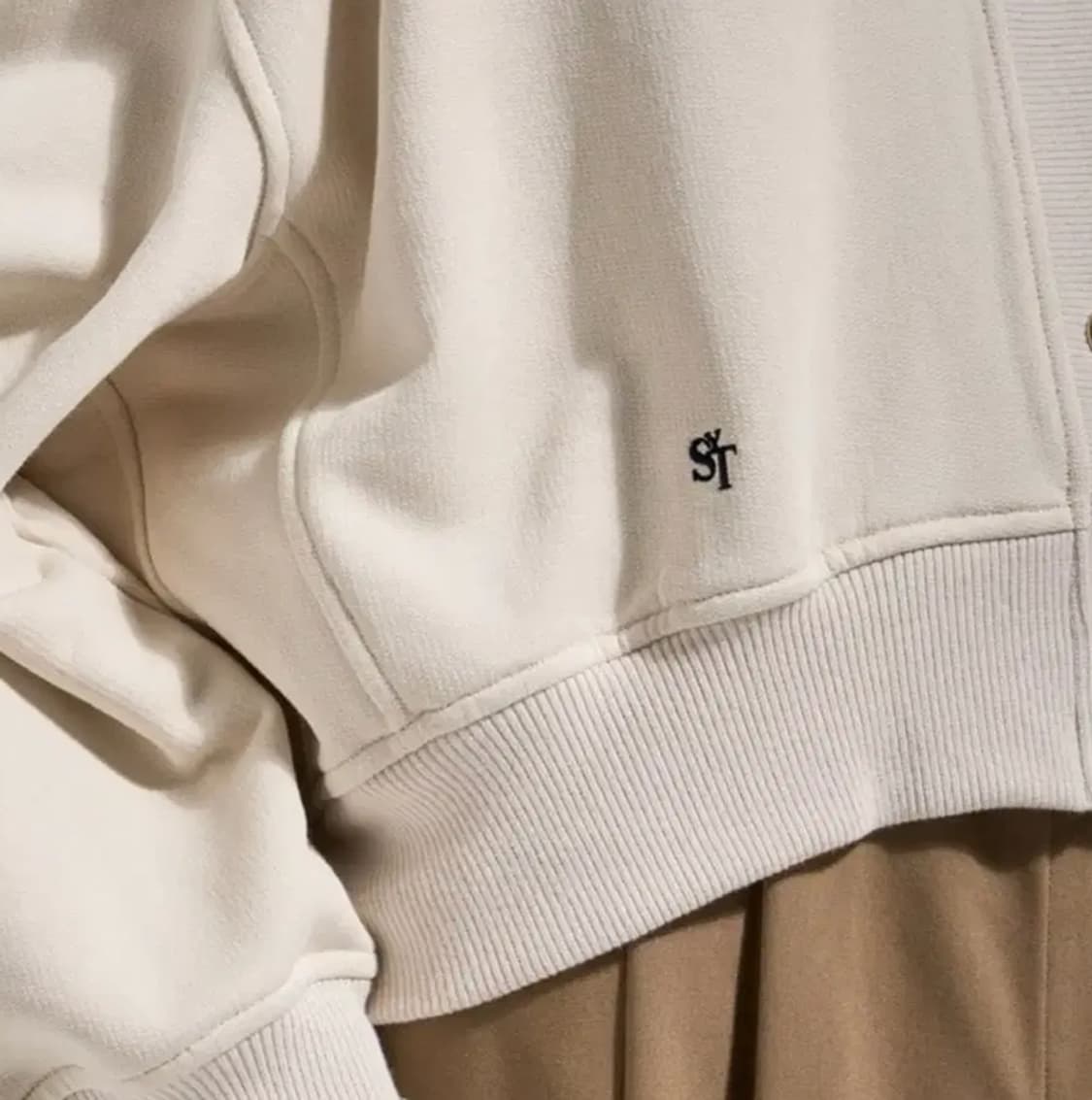 한섬 시스템 여성 레더 세일러 칼라 점퍼 자켓 (55) 상품이미지10