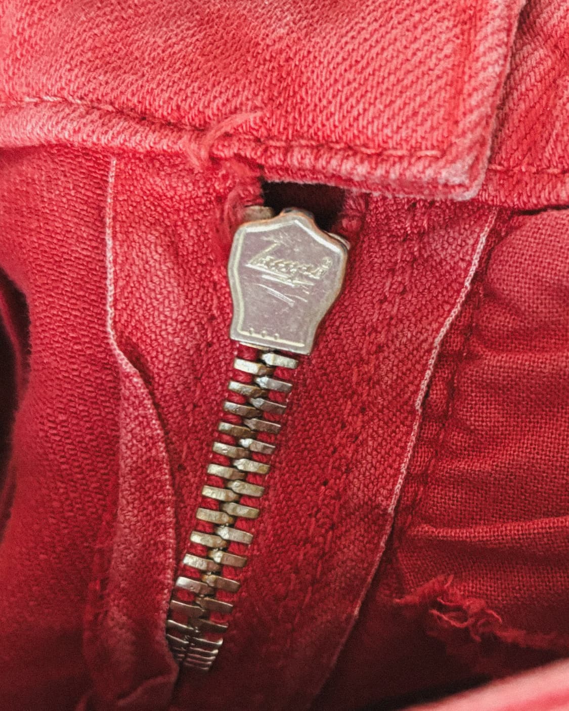 발망 데카르넹 로우라이즈 레드 바이커데님 상품이미지7