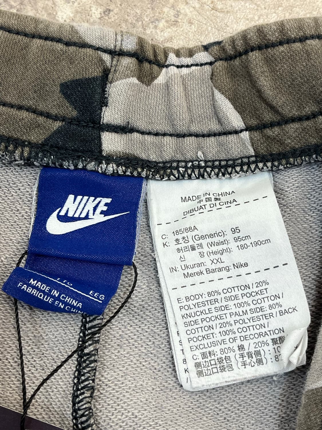 나이키 카모 밴딩 하프 팬츠 2XL #csz3420 상품이미지3