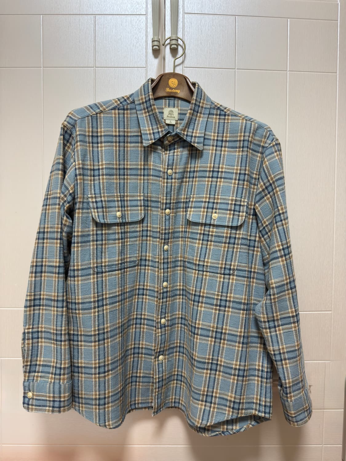 바스통 208 체크셔츠 L 상품이미지4