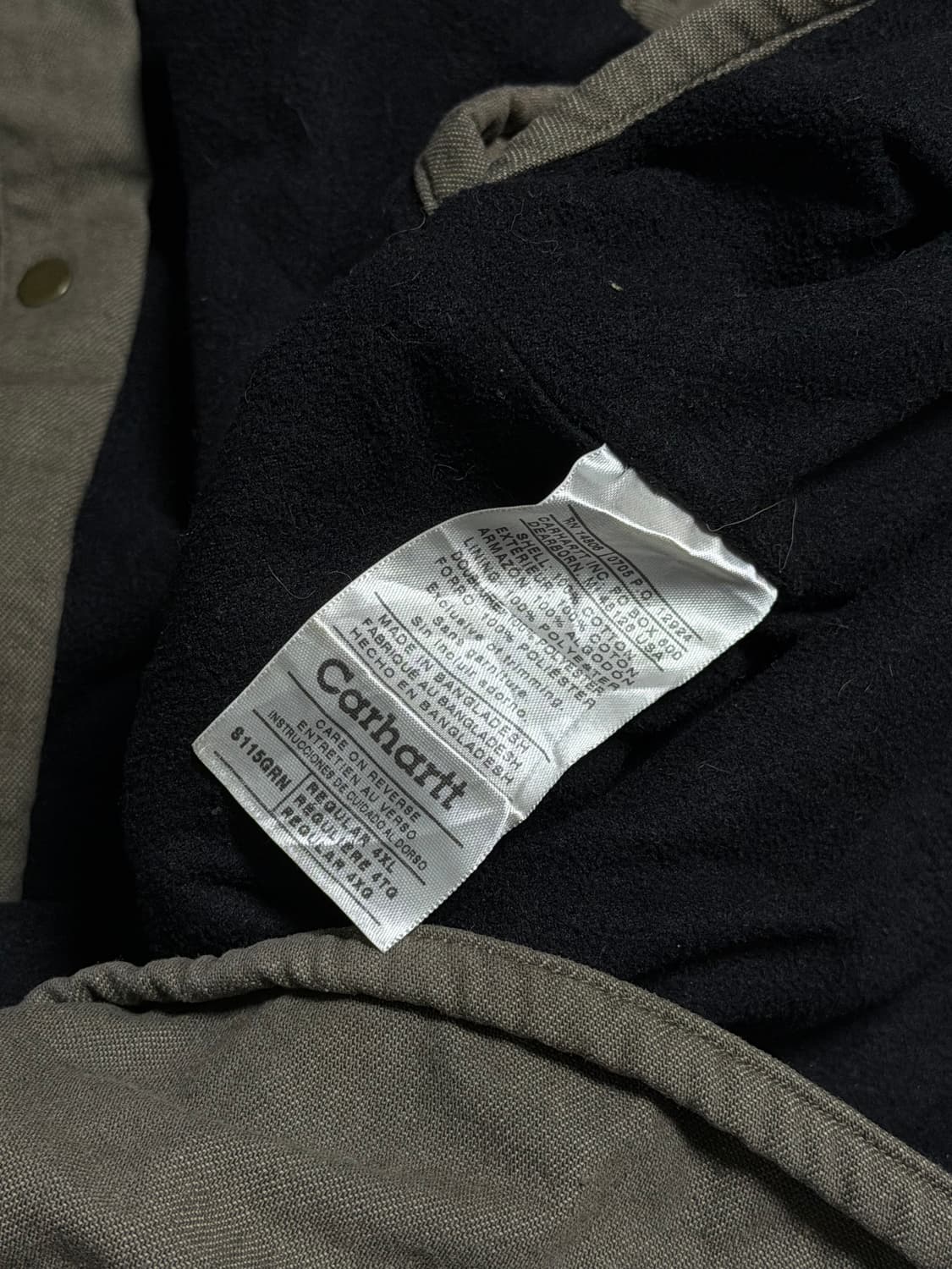 칼하트 헤비셔츠 4XL 상품이미지6