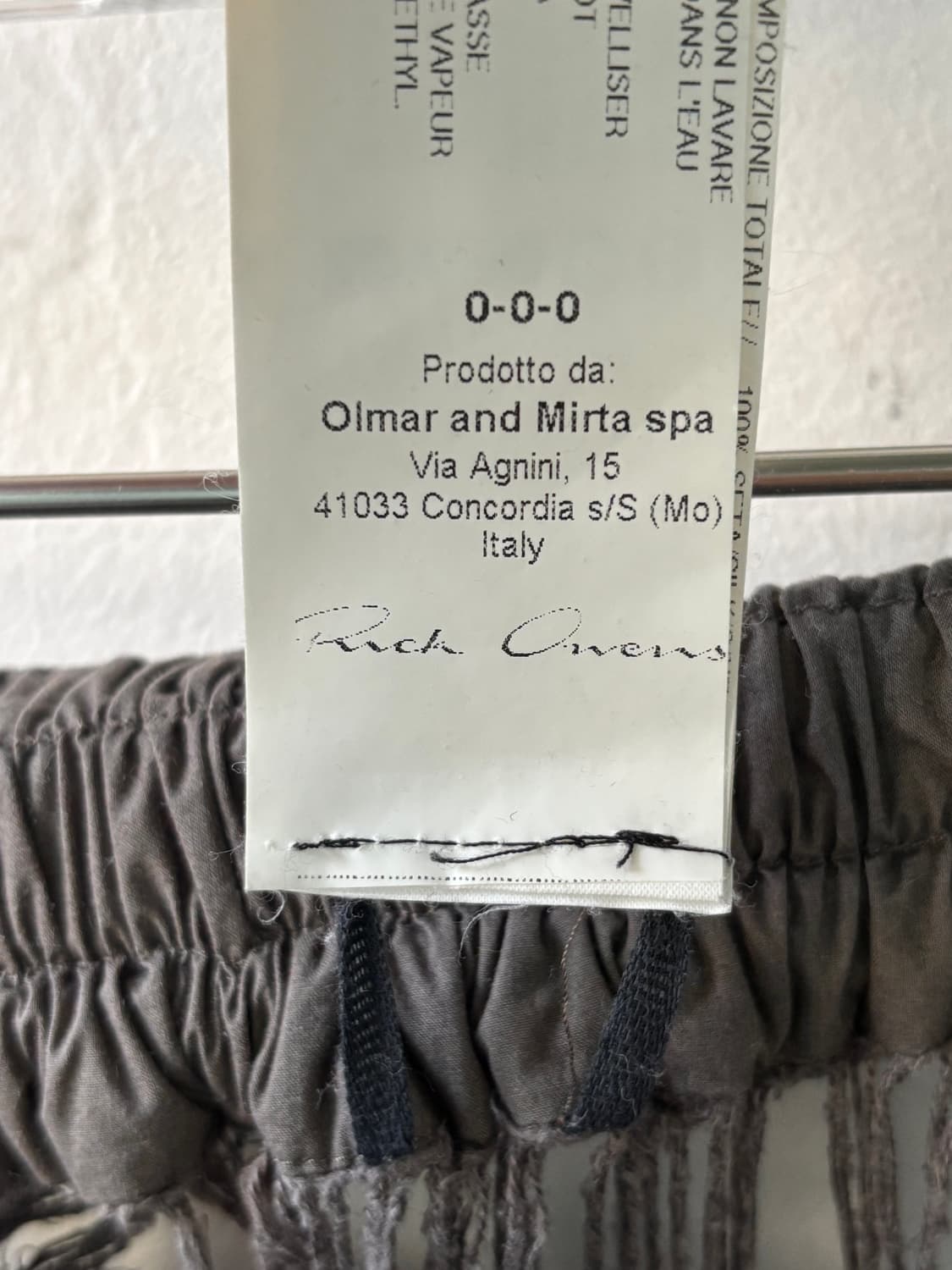 릭오웬스 14FW 펠트 복싱 쇼츠 상품이미지8