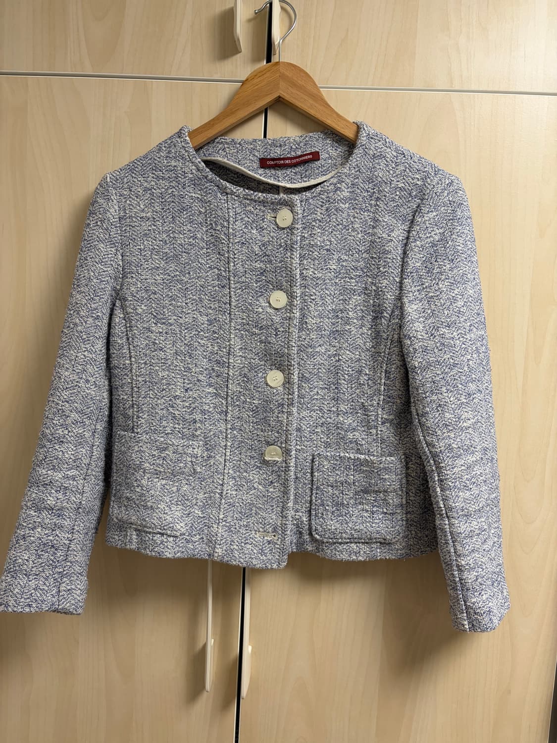 Comtoir des Contonniers 면 트위트 자켓 국내 55 상품이미지1