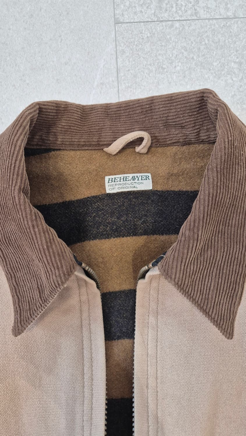 [2]비헤비어 디스트레스드 스포츠자켓 카멜 2사이즈 상품이미지4