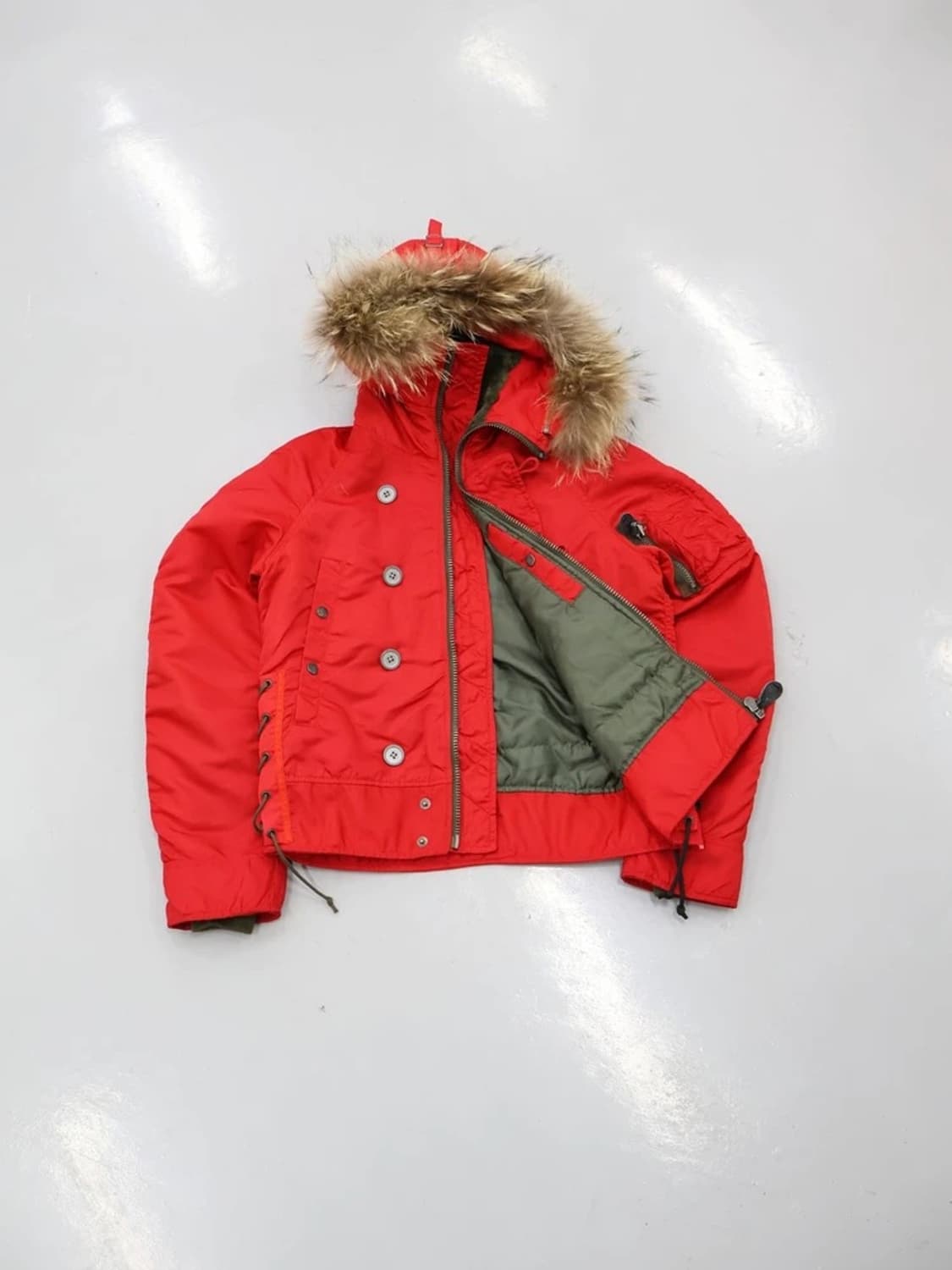 00's AVIREX Fur Hood Military Parka 상품이미지3