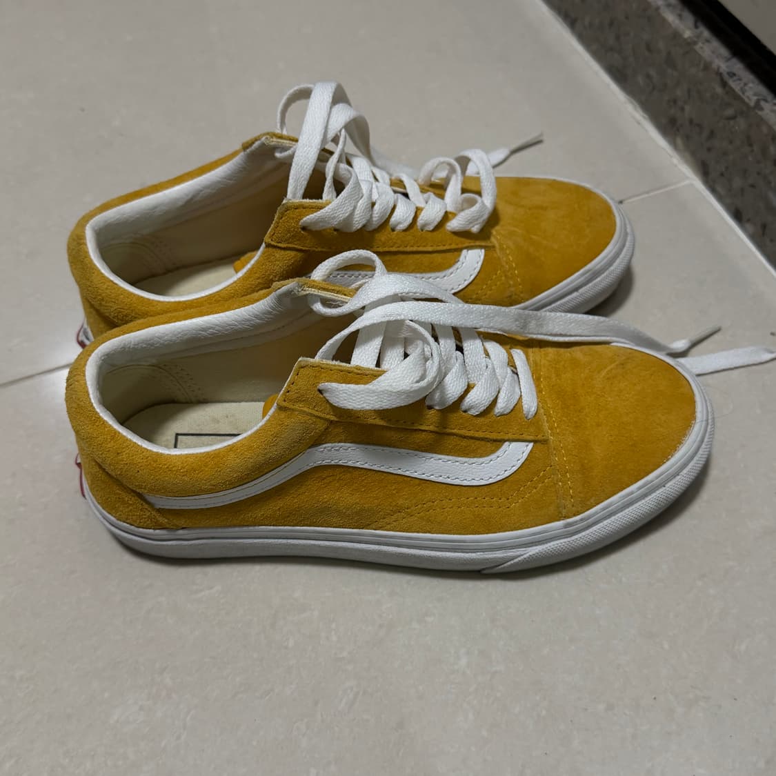 vans 반스 올드스쿨 스웨이드 머스타드 옐로우 230 상품이미지5