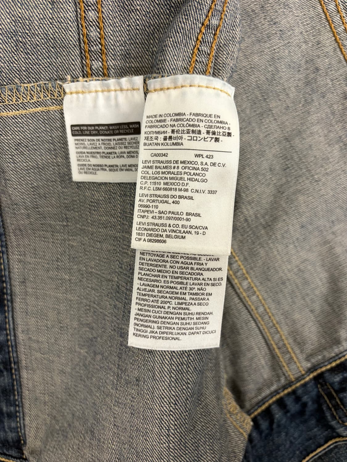 [M] 리바이스 데님 트러커 청자켓 상품이미지5