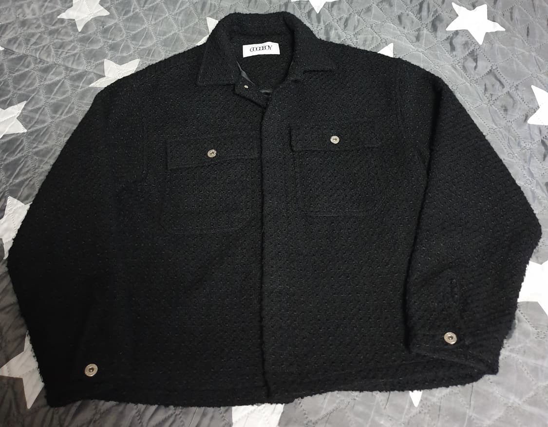 XOXO GOODBOY 윈드블록 히든버튼 트위드 자켓 (OS) 상품이미지1