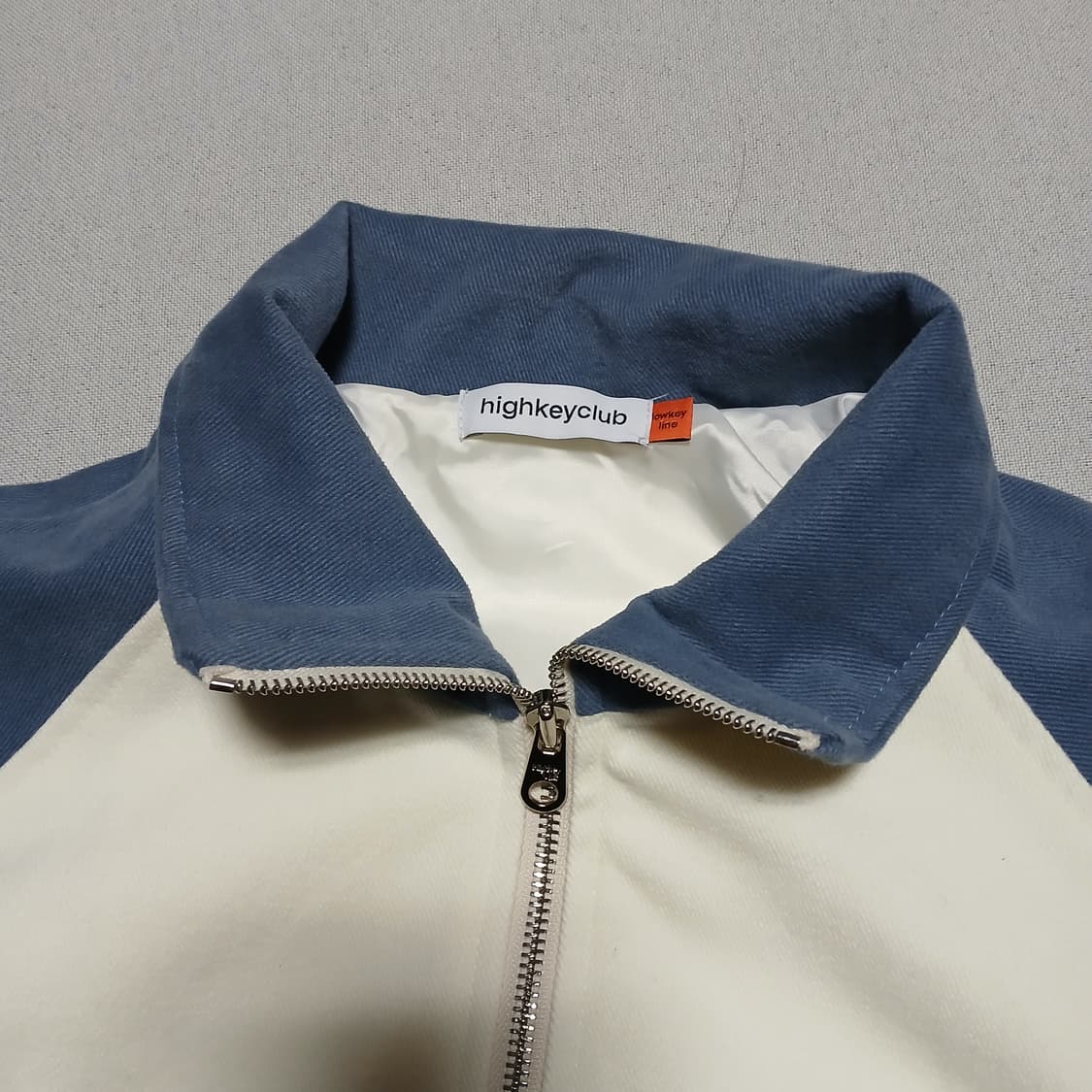 하이키클럽 콘트라스트 점퍼 자켓 집업 오버핏 상품이미지8