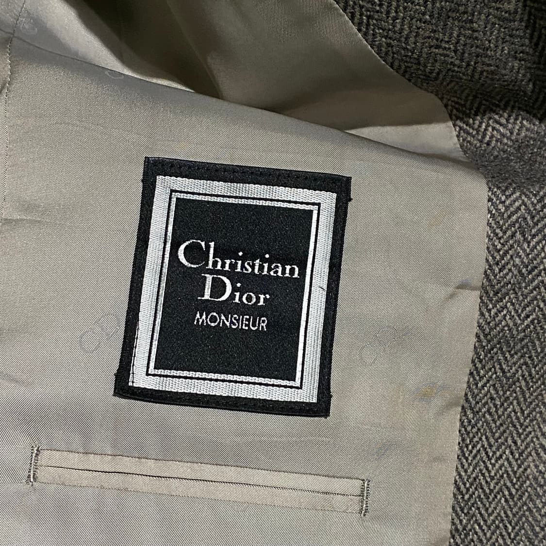 크리스찬디올 빈티지 정품 울100% 블레이저 상품이미지4